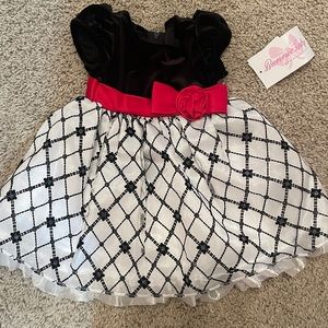 Bonnie Jean Baby Girl Holiday Dress Size 6-9 Months NWT